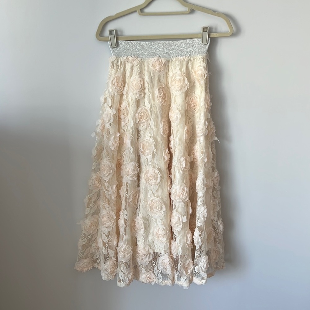 Floral Midi Skirt